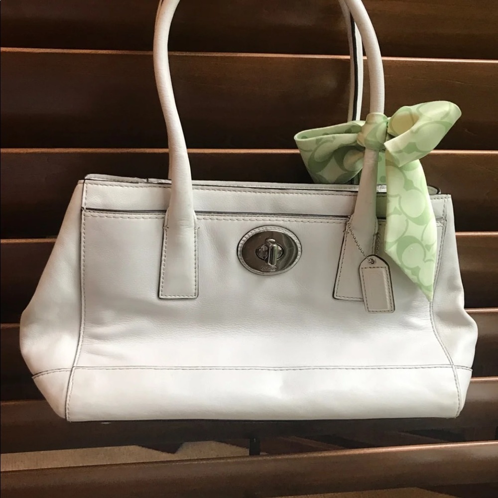 White coach purse